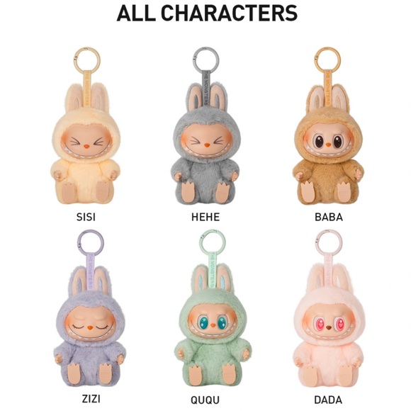 POP MART The Monsters Labubu Have A Seat Pendant - HEHE - Picture 3 of 5